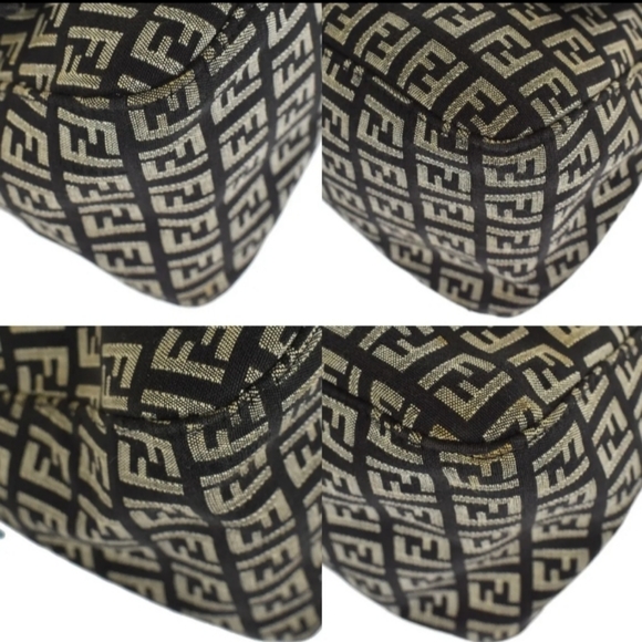 🪐FENDI Logo Zucchino Pattern Mamma Shoulder Bag - Picture 7 of 16